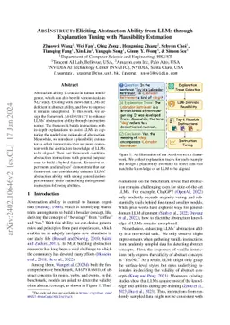 AbsInstruct: Eliciting Abstraction Ability from LLMs through Explanation
  Tuning with Plausibility Estimation