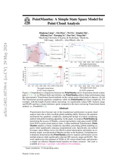 PointMamba: A Simple State Space Model for Point Cloud Analysis