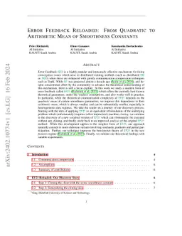 Error Feedback Reloaded: From Quadratic to Arithmetic Mean of Smoothness
  Constants