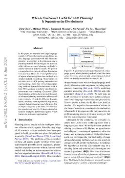 When is Tree Search Useful for LLM Planning? It Depends on the
  Discriminator