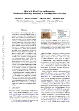 II-MMR: Identifying and Improving Multi-modal Multi-hop Reasoning in
  Visual Question Answering