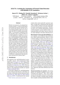 AFaCTA: Assisting the Annotation of Factual Claim Detection with
  Reliable LLM Annotators