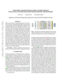 A Decoding Scheme with Successive Aggregation of Multi-Level Features
  for Light-Weight Semantic Segmentation