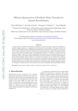 Optimizing tiny colorless feedback delay networks