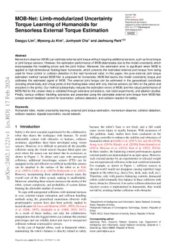 MOB-Net: Limb-modularized Uncertainty Torque Learning of Humanoids for Sensorless External Torque Estimation