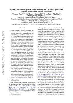 Beyond Literal Descriptions: Understanding and Locating Open-World
  Objects Aligned with Human Intentions