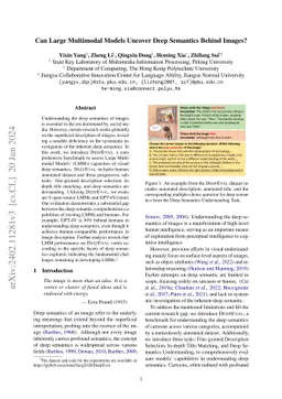 Can Large Multimodal Models Uncover Deep Semantics Behind Images?