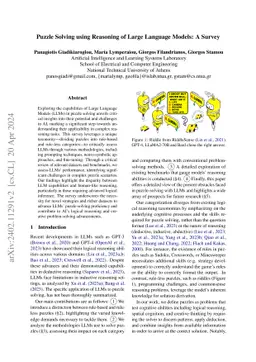 Puzzle Solving using Reasoning of Large Language Models: A Survey
