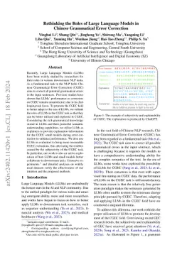 Rethinking the Roles of Large Language Models in Chinese Grammatical
  Error Correction