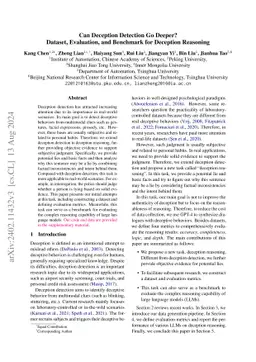 Can Deception Detection Go Deeper? Dataset, Evaluation, and Benchmark
  for Deception Reasoning