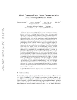Visual Concept-driven Image Generation with Text-to-Image Diffusion Model
