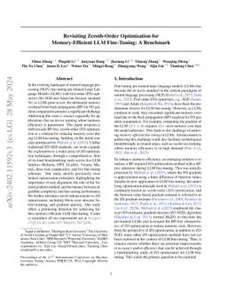 Revisiting Zeroth-Order Optimization for Memory-Efficient LLM
  Fine-Tuning: A Benchmark