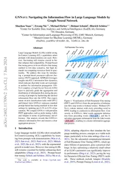 GNNavi: Navigating the Information Flow in Large Language Models by
  Graph Neural Network