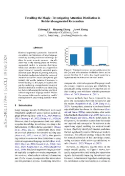 Unveiling the Magic: Investigating Attention Distillation in
  Retrieval-augmented Generation
