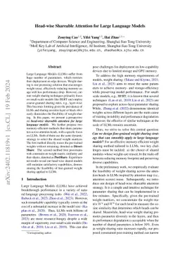 Head-wise Shareable Attention for Large Language Models