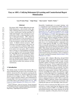 Easy as ABCs: Unifying Boltzmann Q-Learning and Counterfactual Regret
  Minimization