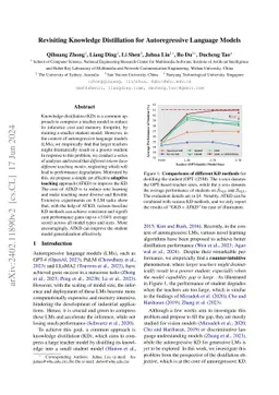Revisiting Knowledge Distillation for Autoregressive Language Models