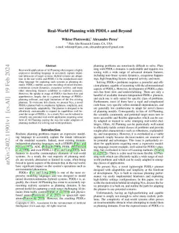 Real-World Planning with PDDL+ and Beyond