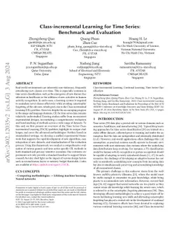Class-incremental Learning for Time Series: Benchmark and Evaluation