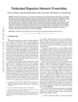 Federated Bayesian Network Ensembles