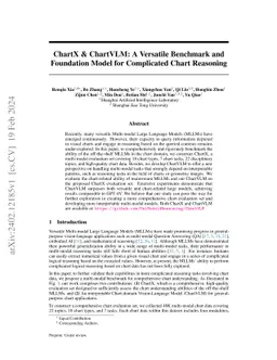 ChartX & ChartVLM: A Versatile Benchmark and Foundation Model for Complicated Chart Reasoning