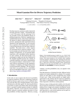 MGF: Mixed Gaussian Flow for Diverse Trajectory Prediction
