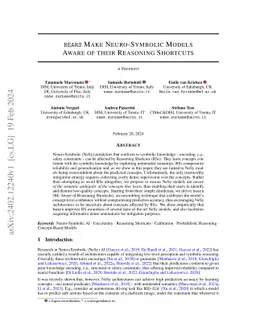BEARS Make Neuro-Symbolic Models Aware of their Reasoning Shortcuts