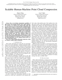 Scalable Human-Machine Point Cloud Compression