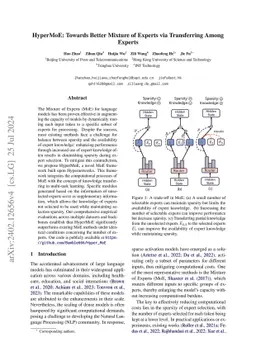 HyperMoE: Towards Better Mixture of Experts via Transferring Among
  Experts