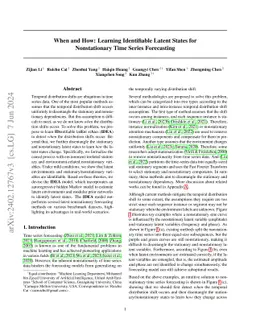 Nonstationary Time Series Forecasting via Unknown Distribution Adaptation