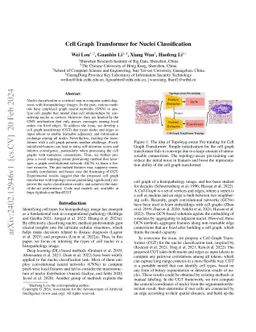 Cell Graph Transformer for Nuclei Classification