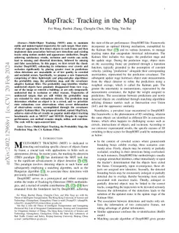 MapTrack: Tracking in the Map