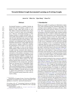 Towards Robust Graph Incremental Learning on Evolving Graphs