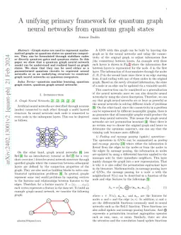 A unifying primary framework for quantum graph neural networks from
  quantum graph states