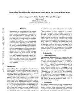 Improving Neural-based Classification with Logical Background Knowledge