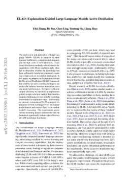 ELAD: Explanation-Guided Large Language Models Active Distillation