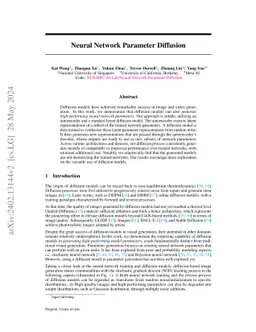 Neural Network Diffusion