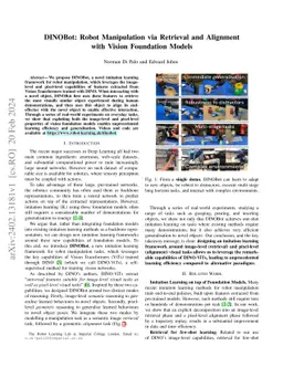 DINOBot: Robot Manipulation via Retrieval and Alignment with Vision
  Foundation Models