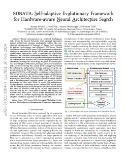 SONATA: Self-adaptive Evolutionary Framework for Hardware-aware Neural
  Architecture Search