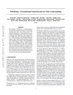 VideoPrism: A Foundational Visual Encoder for Video Understanding