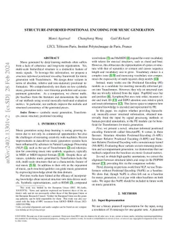 Structure-informed Positional Encoding for Music Generation