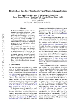 Reliable LLM-based User Simulator for Task-Oriented Dialogue Systems