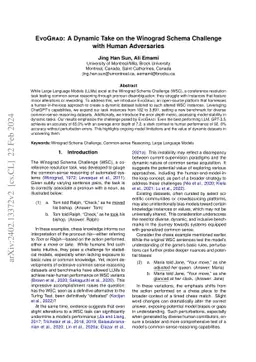 EvoGrad: A Dynamic Take on the Winograd Schema Challenge with Human
  Adversaries