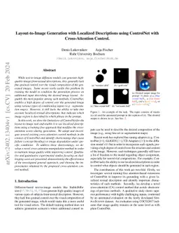 Layout-to-Image Generation with Localized Descriptions using ControlNet
  with Cross-Attention Control