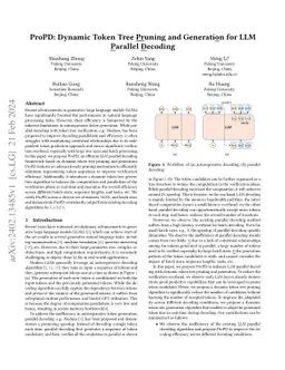 ProPD: Dynamic Token Tree Pruning and Generation for LLM Parallel
  Decoding