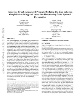 Inductive Graph Alignment Prompt: Bridging the Gap between Graph
  Pre-training and Inductive Fine-tuning From Spectral Perspective