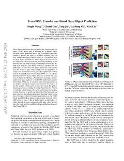 TransGOP: Transformer-Based Gaze Object Prediction