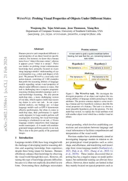 WinoViz: Probing Visual Properties of Objects Under Different States