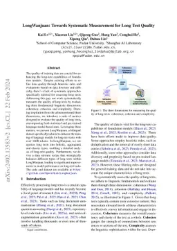 LongWanjuan: Towards Systematic Measurement for Long Text Quality