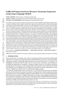 FLAME: Self-Supervised Low-Resource Taxonomy Expansion using Large
  Language Models